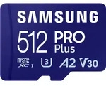 Samsung PRO Plus 2023 microSDXC-Speicherkarte 512 GB Leserate von bis zu 180 MB/s