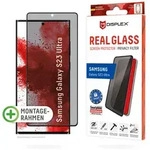 DISPLEX Privacy Fullcover Panzerglas 10H f. Samsung S23 Ultra, Eco-Montagerahmen,