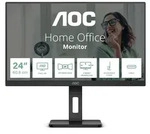 AOC 24P3CV 24 Zoll Full HD Monitor, h&ouml;henverstellbar, Lautsprecher, 100 Hz, HDMI,