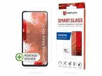 DISPLEX Smart Glass (9H) für Samsung Galaxy A54 5G Montagesticker, unzerbrechlich,