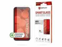 DISPLEX Smart Glass (9H) für Apple iPhone XR/11 Montagesticker, unzerbrechlich,