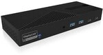 ICY BOX Dockingstation - Hybrid mit dreifacher Videoausgabe