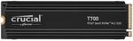 Crucial T700 SSD mit K&uuml;hlk&ouml;rper 2TB M.2 PCIe Gen5 NVMe Internes Solid-State-Module