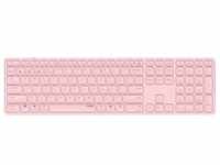 Rapoo Kabellose Multi-Mode-Tastatur "E9800M" - pink - QWERTZ (deutsches)-Layout
