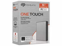 Seagate STKZ5000401, Seagate One Touch Passwort HDD 5TB Silber Externe Festplatte,