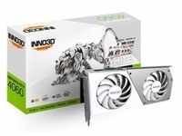 Inno3D GeForce RTX 4060 Twin X2 OC WHITE Grafikkarte - 8GB GDDR6, 1x HDMI, 3x DP