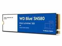 WD Blue SN580 SSD 1TB M.2 PCIe Gen4 NVMe Internes Solid-State-Module