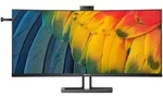 Philips 40B1U6903CH 40 Zoll Wide UHD Curved Monitor, 5 MP Webcam, h&ouml;henverstellbar,