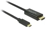 DeLOCK 85292, Delock Kabel USB Type-C auf HDMI, 4K 60 Hz 3m, schwarz
