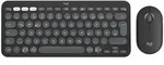 Logitech Desktopset PEBBLE 2 COMBO F&Uuml;R MAC, grafit Slim Bluetooth&reg;-Tastatur und