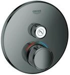 Grohe Grohtherm Smartcontrol Fertigmontageset 29118A00 hard graphite, rund,