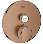 Grohe Grohtherm Smartcontrol Fertigmontageset 29118DL0 warm sunset geb&uuml;rstet, rund,