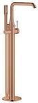 Grohe Essence Fertigmontageset 25248DA1 1/2", Wannenarmatur, Bodenmontage, warm