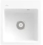 Villeroy und Boch Subway Fl&auml;chenb&uuml;ndige Sp&uuml;le 67811FRW mit Ablaufgarnitur und