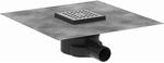 hansgrohe RainDrain Point Komplettset 56246800 Punktablauf, 100 x 100 mm, Edelstahl
