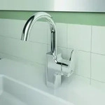 Ideal Standard CeraPlan Waschtischarmatur BD235AA mit hohem und schwenkbarem Auslauf,