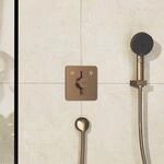 hansgrohe DuoTurn Q Mischer 75414140 Unterputz, f&uuml;r 2 Verbraucher, brushed bronze