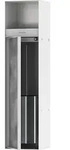 hansgrohe XtraStoris Rock Einbau-Toilettenb&uuml;rstenhalter 56062700 mit Papierhalter,