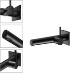 Keuco IXMO Black Selection Waschtischarmatur 59516371102 Ausladung 219 mm, schwarz