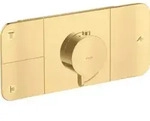 hansgrohe Axor One Fertigmontageset 45713250 Unterputz-Thermostatmodul, 3
