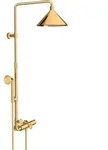 hansgrohe Axor Showerpipe 26020990 mit Thermostat, Kopfbrause 240 2jet,...