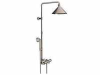 hansgrohe Axor Showerpipe 26020800 mit Thermostat, Kopfbrause 240 2jet, stainless