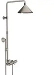 hansgrohe Axor Showerpipe 26020800 mit Thermostat, Kopfbrause 240 2jet,...