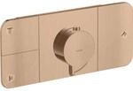 hansgrohe Axor One Fertigmontageset 45713310 Unterputz-Thermostatmodul, 3