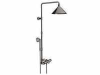 hansgrohe Axor Showerpipe 26020330 mit Thermostat, Kopfbrause 240 2jet, polished