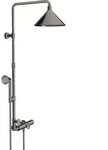 hansgrohe Axor Showerpipe 26020330 mit Thermostat, Kopfbrause 240 2jet, polished