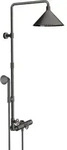hansgrohe Axor Showerpipe 26020340 mit Thermostat, Kopfbrause 240 2jet, brushed...