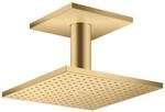 hansgrohe Axor Kopfbrause 35308250 mit Deckenanschluss, brushed gold optic