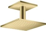 hansgrohe Axor Kopfbrause 35308950 mit Deckenanschluss, brushed brass