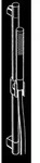 hansgrohe Axor Starck Brauseset 27980950 900mm, mit Stabhandbrause, 2jet,...