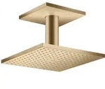 hansgrohe Axor Kopfbrause 35308140 mit Deckenanschluss, brushed bronze