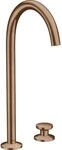 hansgrohe Axor One 2-Loch-Waschtisch-Armatur 48060310 Ausladung 165mm, mit