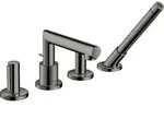 hansgrohe Axor Uno Fertigmontageset 45444330 4-Loch-Wannenrandarmatur, mit...