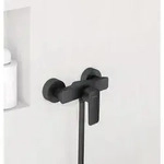 Kludi Pure&style Brausearmatur 408413975 Wandmontage, mattschwarz