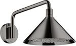 hansgrohe Axor Kopfbrause 26021330 mit Brausearm, Wandmontage, polished black...
