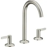 hansgrohe Axor One 3-Loch-Waschtisch-Armatur 48050800 Ausladung 140mm, mit