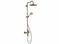 hansgrohe Axor Montreux Showerpipe 16572310 mit Thermostat, Kopfbrause, 240mm, 1jet,