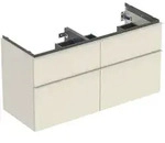 Geberit iCon Doppelwaschtisch-Unterschrank 502309JL1 118,4x61,5x47,6cm, 4 Schubladen,
