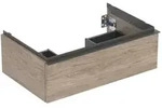 Geberit iCon Waschtisch-Unterschrank 502311JR1 74x24,7x47,6cm, nussbaum/Griff lava
