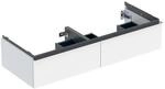 Geberit iCon Doppelwaschtisch-Unterschrank 502314012 118,4x24,7x47,6cm, 2 Schubladen,
