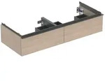 Geberit iCon Doppelwaschtisch-Unterschrank 502314JH1 118,4x24,7x47,6cm, 2 Schubladen,