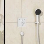 hansgrohe DuoTurn E Mischer 75417700 Unterputz, f&uuml;r 2 Verbraucher, mattwei&szlig;