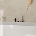 hansgrohe Tecturis S 3-Loch Wannenarmatur 73447670 Ausladung 194mm, mattschwarz
