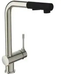Ideal Standard CeraLook K&uuml;chenarmatur BC178GN Edelstahloptik, mit hohem Auslauf und