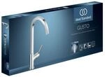 Ideal Standard Gusto K&uuml;chenarmatur BD411AA chrom, mit hohem eckigen Rohrauslauf