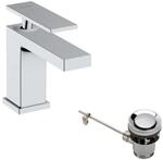 hansgrohe Tecturis E Waschtischarmatur 73002000 Ausladung 122mm, mit